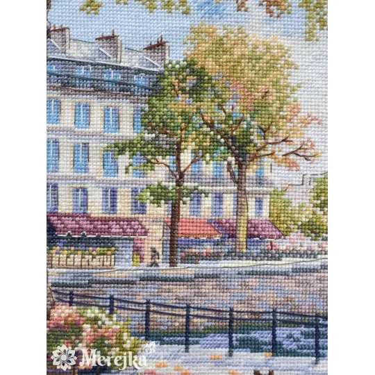 Kit de point de croix "Poursuite de la lumière du matin" 29x39 cm SK269
