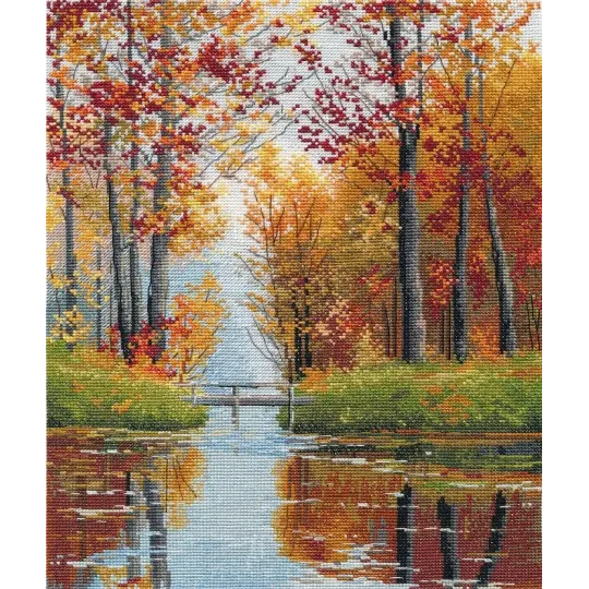 Cross stitch kit "Autumn has come" S1642