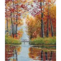 Cross stitch kit "Autumn has come" S1642
