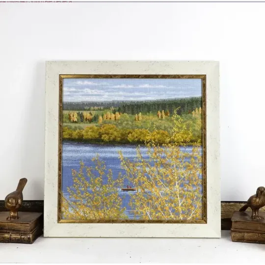Handarbeitsset Die Goldenen Küsten 36,8x36,8 cm S/VM040