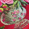 Kit de point de croix "Pivoines luxueuses" 50x40 cm SR2345