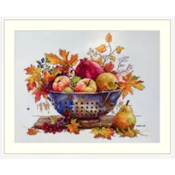 Kreuzstich-Set "September Tau" 28x33 SK253