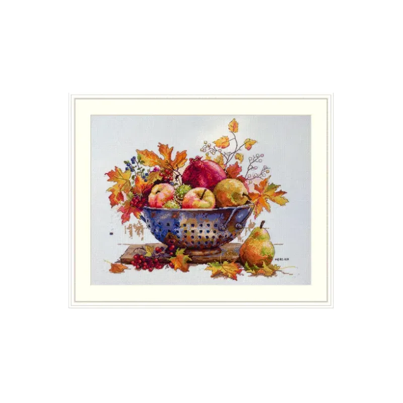 Kreuzstich-Set "September Tau" 28x33 SK253