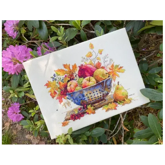 Kreuzstich-Set "September Tau" 28x33 SK253