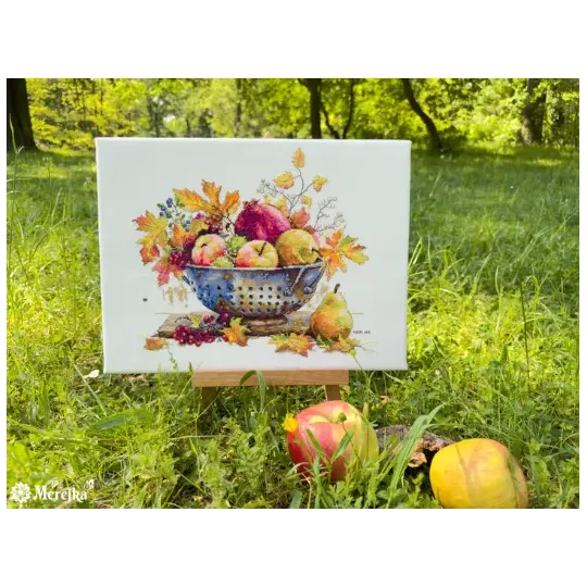 Kit de point de croix "Goutte de Septembre" 28x33 SK253