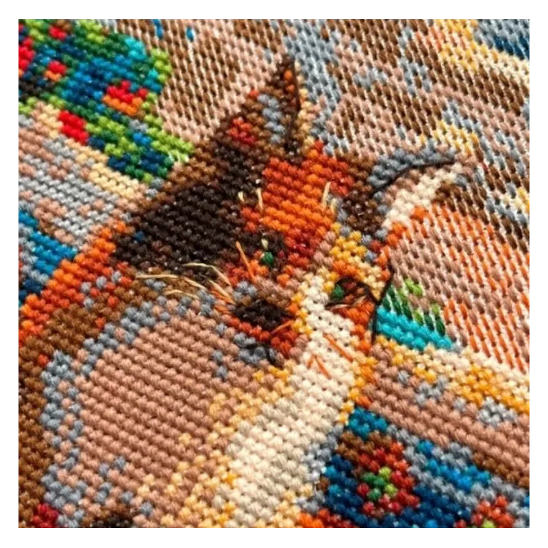 Kit point de croix "Chats d'Istanbul" 40x30 cm SR2342