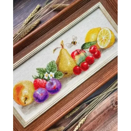 Kreuzstich-Set "Sommergeschmack" 40x15 cm SR2357