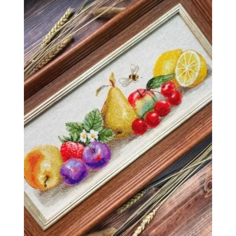 Kreuzstich-Set "Sommergeschmack" 40x15 cm SR2357