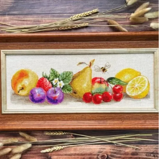 Набор для вышивания крестиком "Вкус лета" 40x15 см SR2357