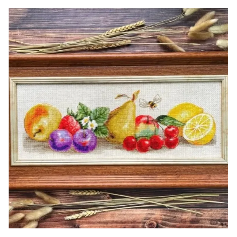 Kreuzstich-Set "Sommergeschmack" 40x15 cm SR2357