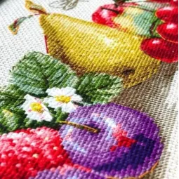 Kreuzstich-Set "Sommergeschmack" 40x15 cm SR2357