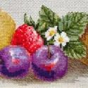 Kit point de croix "Goût d'été" 40x15 cm SR2357