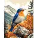 Kit de peinture diamant avec sous-cadre "Oiseau" 30x40 cm VA907