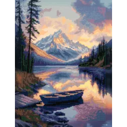 Diamant Malerei Kit mit Keilrahmen "Hudson Bay" 30x40 cm VA905