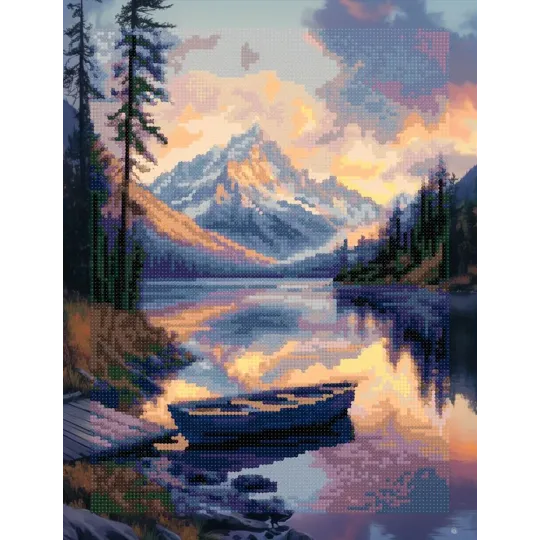 Diamond Painting kit with subframe "Hudson Bay" 30x40 cm VA905