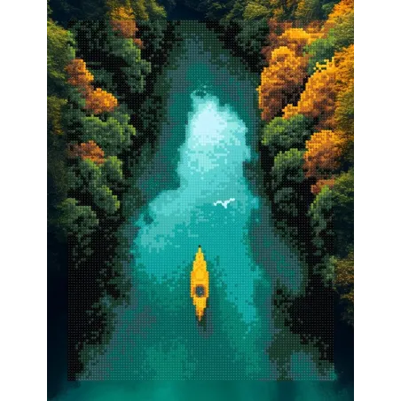 Diamond Painting Set mit Keilrahmen "Amazonas" 30x40 cm VA898
