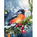 Kit de Diamond Painting avec châssis "Bouvreuil" 30x40 cm VA892