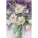 Pivoines Blanches D65074