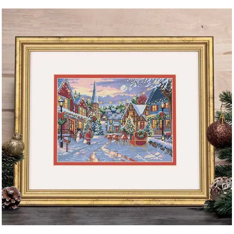 Counted Cross Stitch "Santa's Delivery" 13 x 18 cm DIM15043