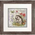 Petite Cross Stitch "Spring Hedgehog" 15x15 cm DIM15028