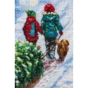 Cross-stitch kit. Christmas Tradition Stocking 40,6 cm D70-08995