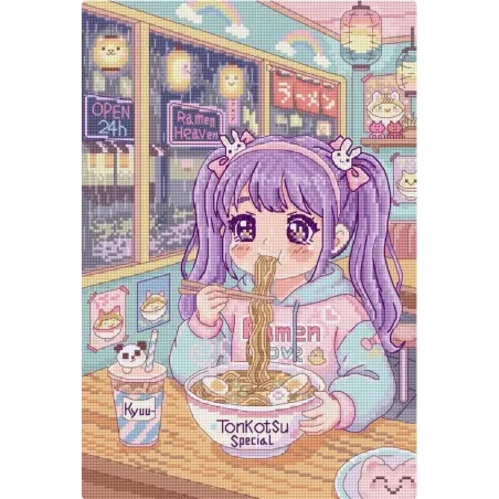 Siuvinėjimo rinkinys "Ramen Day" 18x27 cm L10-016