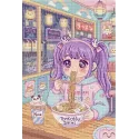 Cross stitch kit "Ramen Day" 18x27 cm L10-016