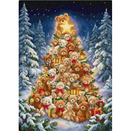 Набор для вышивания "Teddy Wonderland" 25x35 см L10-008