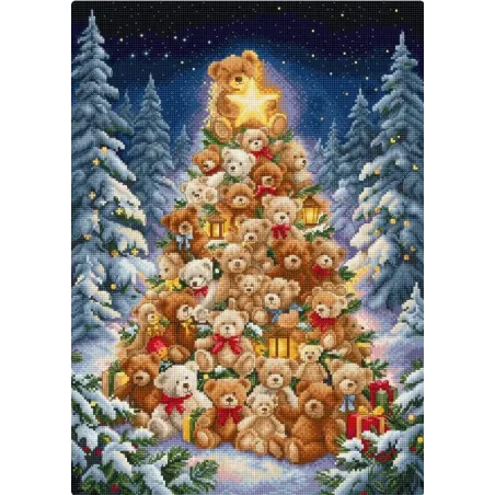 Набор для вышивания "Teddy Wonderland" 25x35 см L10-008