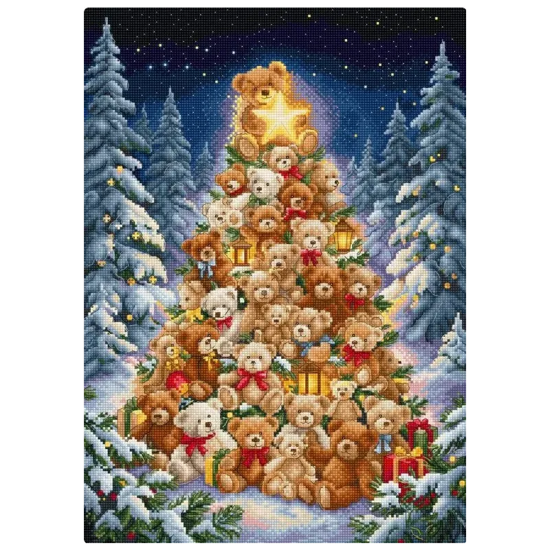 Набор для вышивания "Teddy Wonderland" 25x35 см L10-008