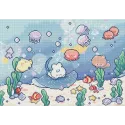 Набор для вышивки крестом "Под морем" 32x22 см LI10-010