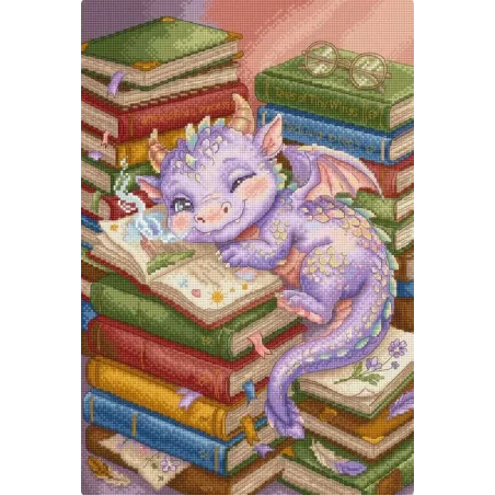 Cross stitch kit "Dragon Tales" 22x32 cm L10-005
