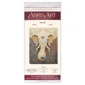 Karoliukų siuvinėjimo rinkinys ant meno drobės "Balta" 31 х 43 cm AAB-681