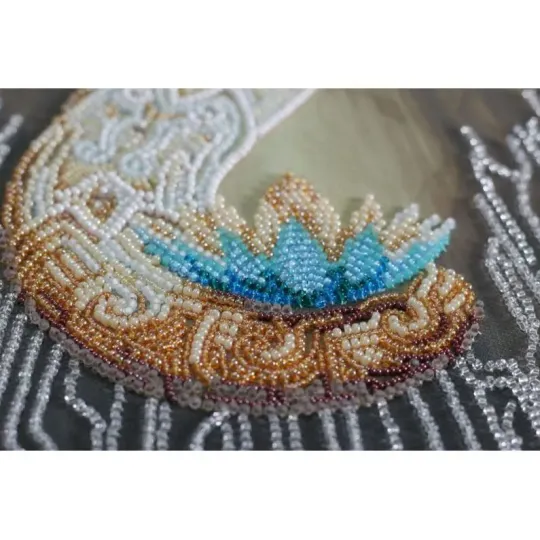 Bead Embroidery Kit on Art Canvas "White" 31 х 43 cm AAB-681