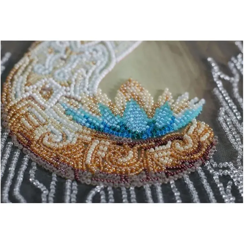 Bead Embroidery Kit on Art Canvas "White" 31 х 43 cm AAB-681