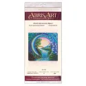 Bead Embroidery Kit on Art Canvas "Crystal spray fly" 30 х 30 cm AAB-658