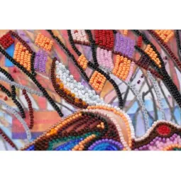 Broderie perles sur toile d'art "Pour le printemps" 37 х 28 cm AAB-595