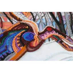 Bead Embroidery Kit on Art Canvas "For spring" 37 х 28 cm AAB-595