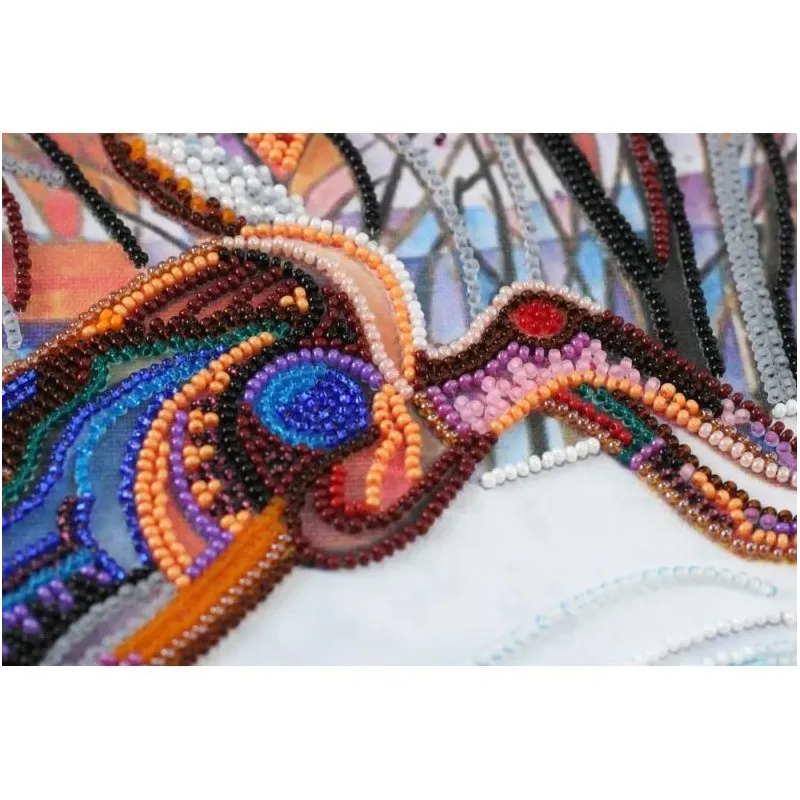 Bead Embroidery Kit on Art Canvas "For spring" 37 х 28 cm AAB-595