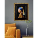Kreuzstich-Set "Mädchen mit dem Perlenohrring" 30x40 cm SR2373