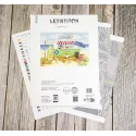 Cross stitch kit "Strandbar" 25x18 cm LI66-00