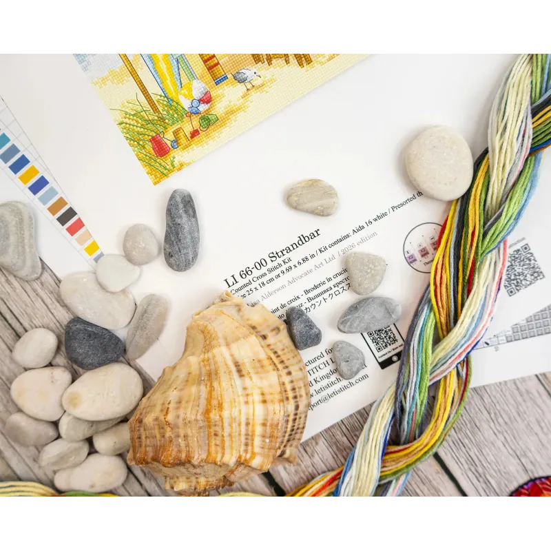Cross stitch kit "Strandbar" 25x18 cm LI66-00
