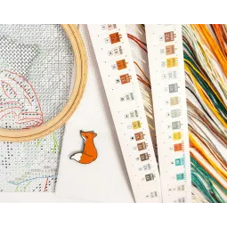 Cross stitch kit "Flame" 23x29 cm LI63-00