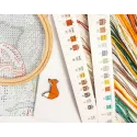 Cross stitch kit "Flame" 23x29 cm LI63-00