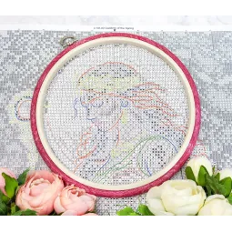 Cross stitch kit "Goddess of the Spring" 36x19 cm LI58-00