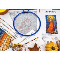 Cross stitch kit "Goddess of the Autumn" 20x37 cm LI55-00