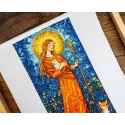 Cross stitch kit "Goddess of the Autumn" 20x37 cm LI55-00