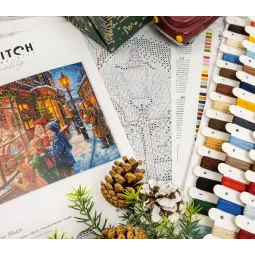 Cross stitch kit "Holiday Magic" 40x29 cm L10-007