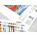 Cross stitch kit "Santa Sleigh" 24x35 cm LI60-00