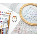 Cross stitch kit "Santa Sleigh" 24x35 cm LI60-00